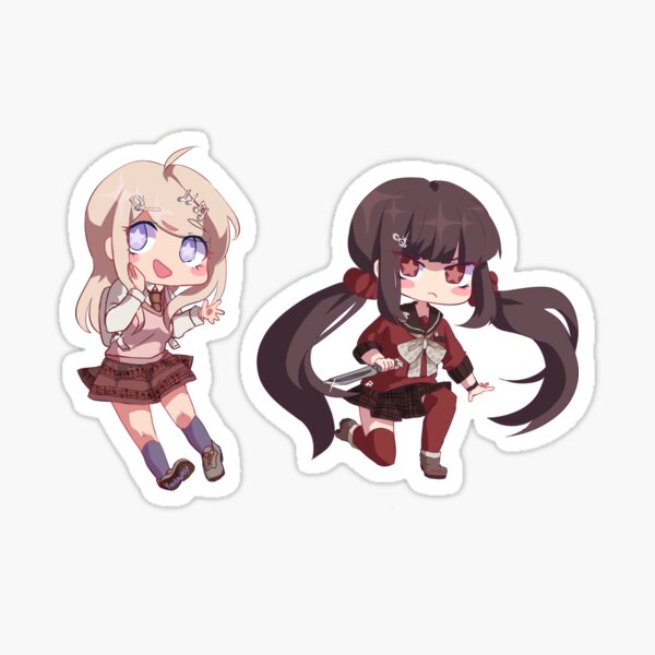 kaede y maki Pegatina