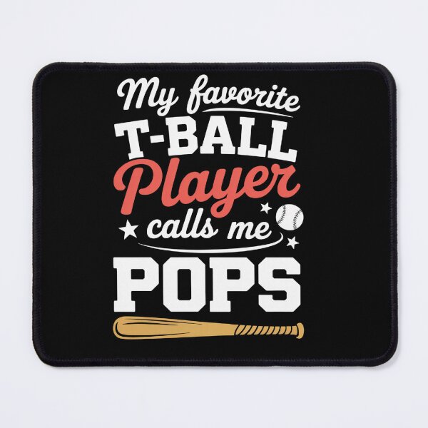 Item preview, My Favorite T Ball Player Calls Me Pops Baseball Fathers Day  designed and sold by Patricsselin.
