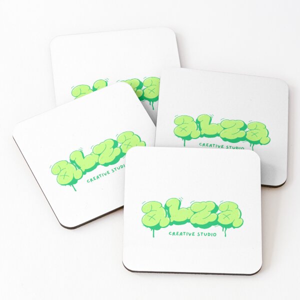 Item preview, BLZA Creative Studio - Green Graffiti Bubble Font Art designed and sold by GenZFashion000.