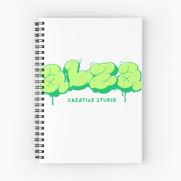 Item preview, BLZA Creative Studio - Green Graffiti Bubble Font Art designed and sold by GenZFashion000.