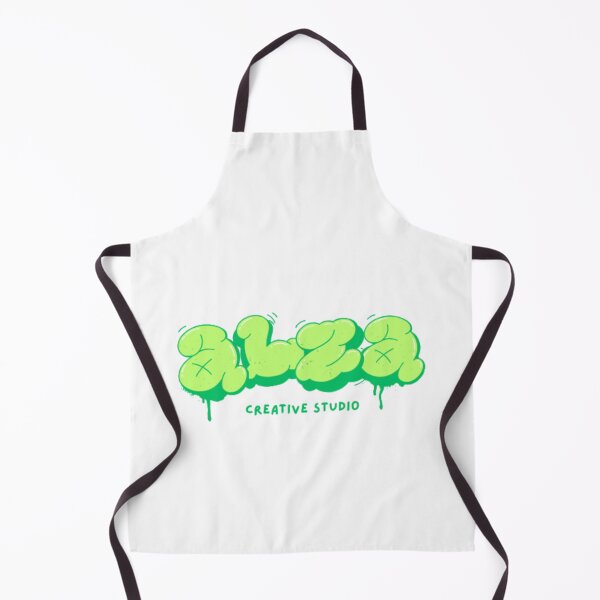 Item preview, BLZA Creative Studio - Green Graffiti Bubble Font Art designed and sold by GenZFashion000.