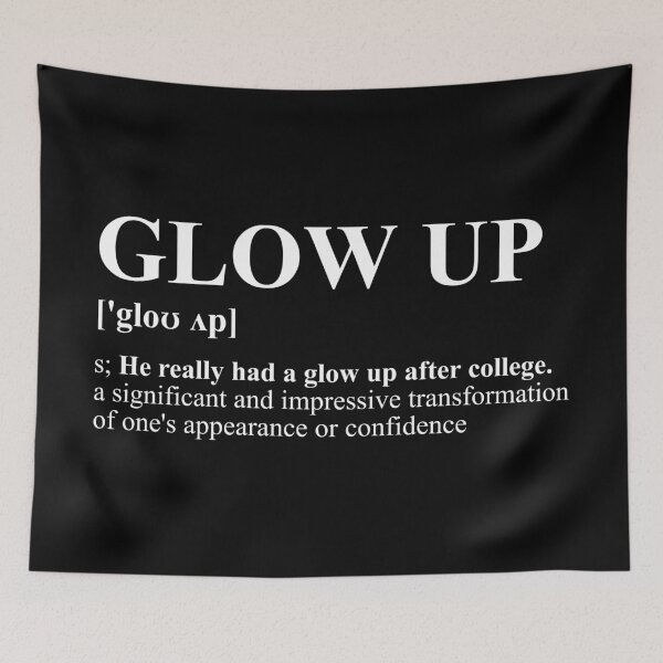 Item preview, Major Glow Up Transformation Design - Self Improvement designed and sold by SPAZE-Typo.
