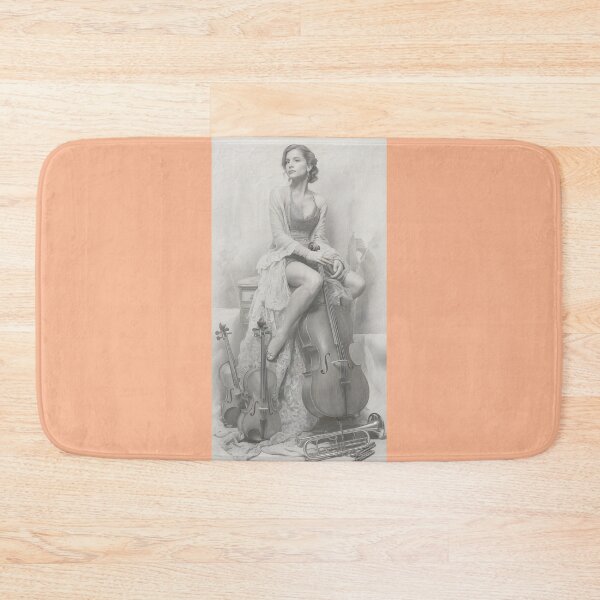 Item preview, Elegant Woman & Orchestra Instruments Art By Merch, Limited Edition designed and sold by HERIBERTOMARTHA.