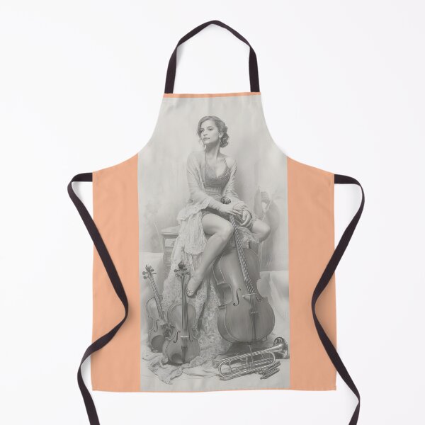 Item preview, Elegant Woman & Orchestra Instruments Art By Merch, Limited Edition designed and sold by HERIBERTOMARTHA.