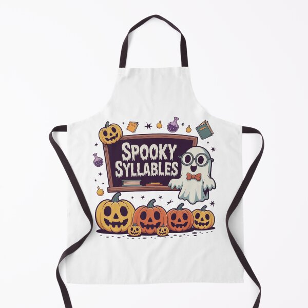 Item preview, Haunted Classroom – Spooky Syllables Halloween Teacher Shirt designed and sold by WSPrintCrafter.