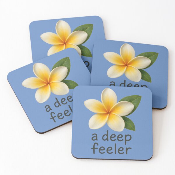 Item preview, A Deep Feeler Frangipani Flower | Emotional Aesthetic Floral Design designed and sold by Minimum-Rage.