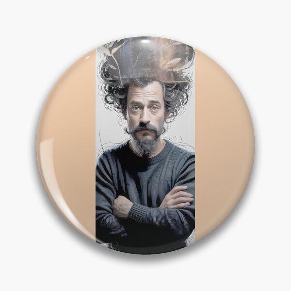 Item preview, Brooding Man With Artistic Hair Png By Merch, Limited Edition designed and sold by HERIBERTOMARTHA.