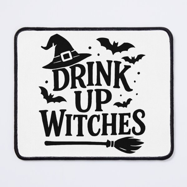 Item preview, Funny Halloween Witch Drink Up Quote Design designed and sold by RuweisVibes.