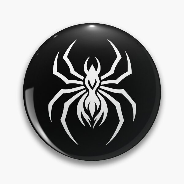 Artikelvorschau, Weiße Tribal Spinne Arachnid Tattoo Stil entworfen und verkauft von Kindly Dead.