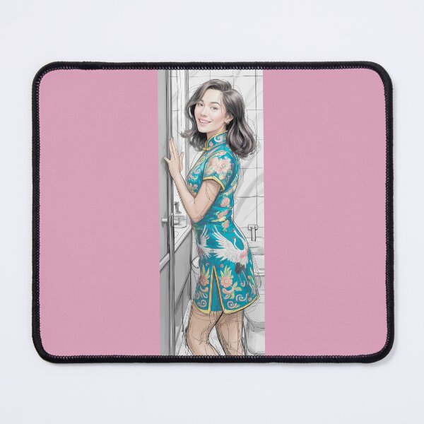 Item preview, Blue Crane Floral Cheongsam Dress Art By Merch, Limited Edition designed and sold by JERICHOALBERT2.