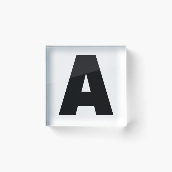 Item preview, Letter A designed and sold by stickerwicker.
