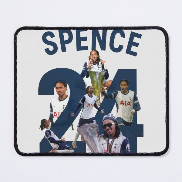 Item preview, Djed Spence #24 Spurs Defender Fan Art | Surround Design | Blue & White Football Print designed and sold by Kings Clothing.
