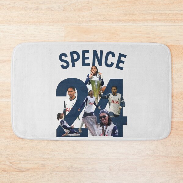 Item preview, Djed Spence #24 Spurs Defender Fan Art | Surround Design | Blue & White Football Print designed and sold by Kings Clothing.