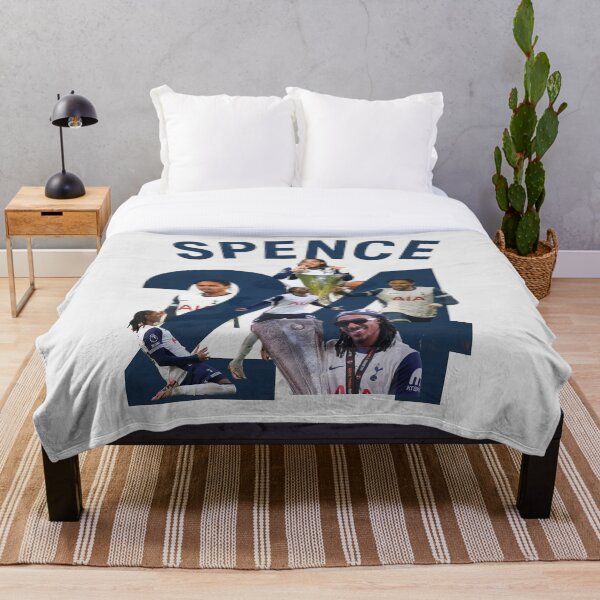 Artikelvorschau, Djed Spence #24 Spurs Defender Fan Art | Surround Design | Blue & White Football Print entworfen und verkauft von Kings Clothing.