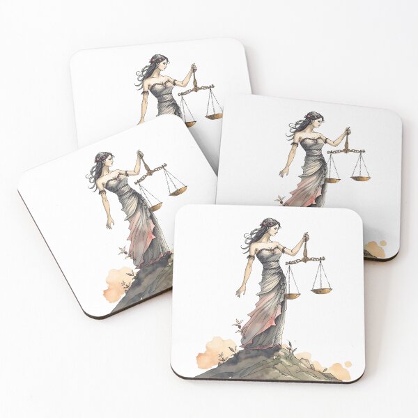 Item preview, Libra – The Watercolor Goddess designed and sold by catcurio.