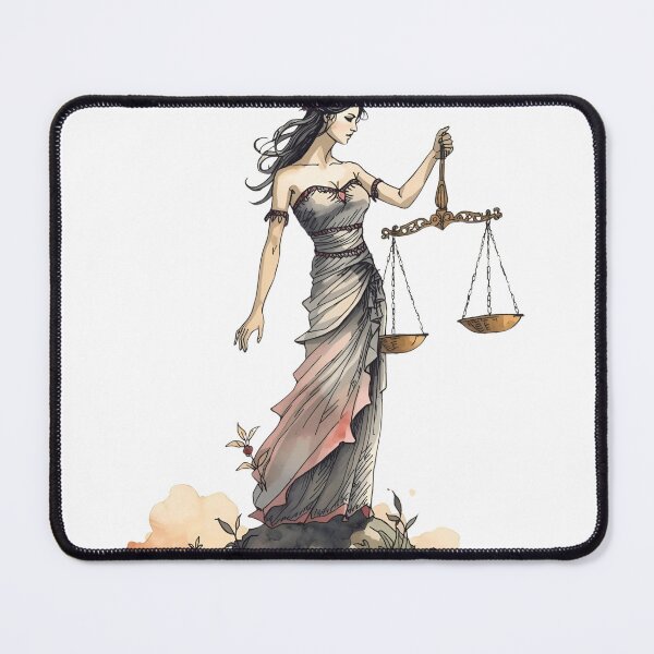 Item preview, Libra – The Watercolor Goddess designed and sold by catcurio.