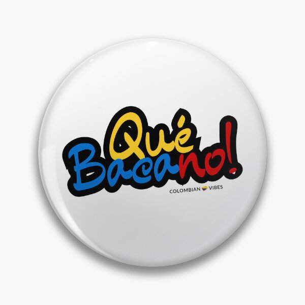 Item preview, Qué Bacano – Colombian Slang Typography Design designed and sold by crm_grafica.