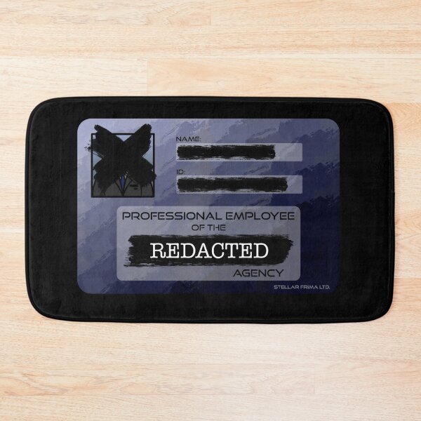 Item preview, SF LIVE || Redacted Agency ID Card designed and sold by CloudyAppleArt.
