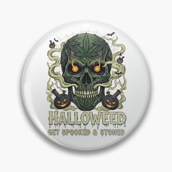 Item preview, Halloweed get spooked and stoned designed and sold by franzstudio.