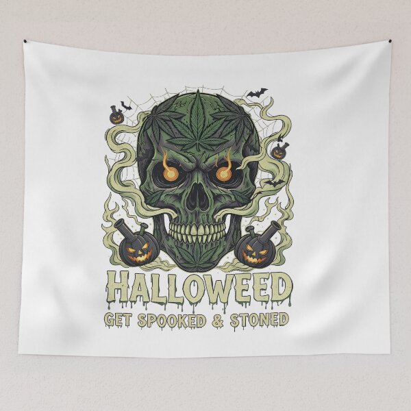 Item preview, Halloweed get spooked and stoned designed and sold by franzstudio.