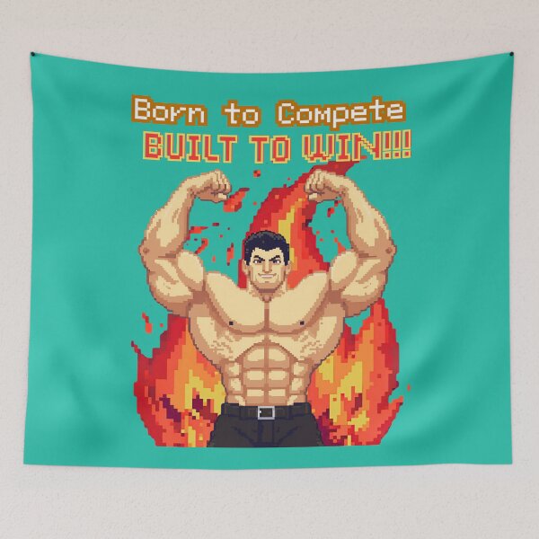 Item preview, Born to Compete, Built to Win!!! designed and sold by RonPaulHappyGamer.