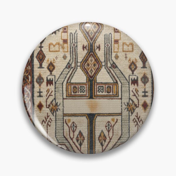 Item preview, Unique Moroccan Rug Vintage Design designed and sold by designwiss.
