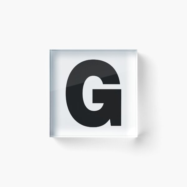 Item preview, Letter G designed and sold by stickerwicker.