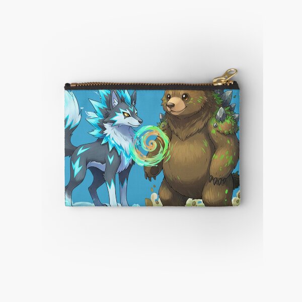 Item preview, Elemental Spirit Friends | The Earth Bear & The Lightning Wolf designed and sold by E-SarnEdge.