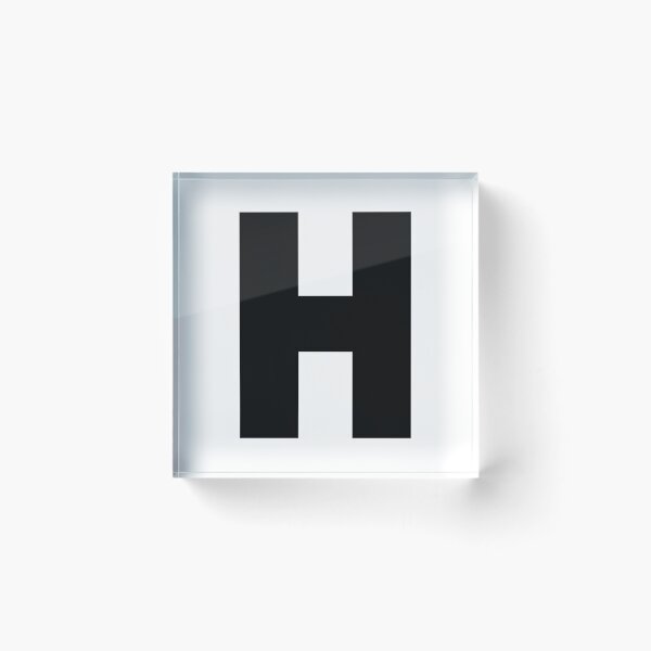 Item preview, Letter H designed and sold by stickerwicker.