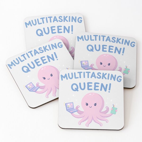 Item preview, Multitasking Queen Octopus designed and sold by kacperartdesign.
