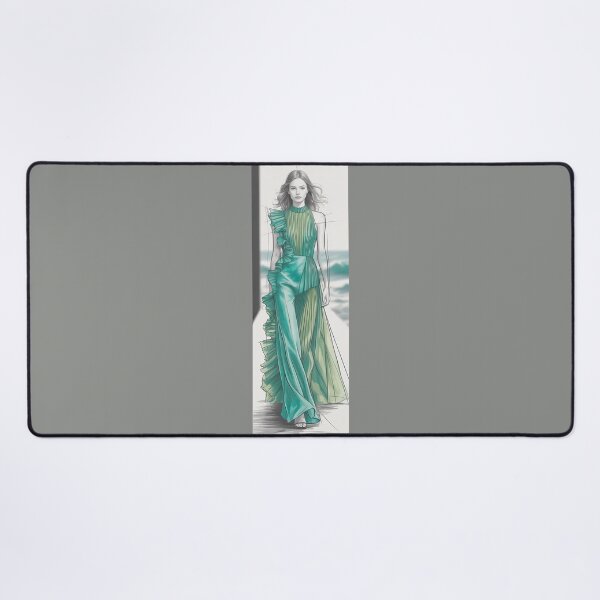 Item preview, Emerald Runway Rhapsody Sketch By Merch, Limited Edition designed and sold by JERICHOALBERT2.