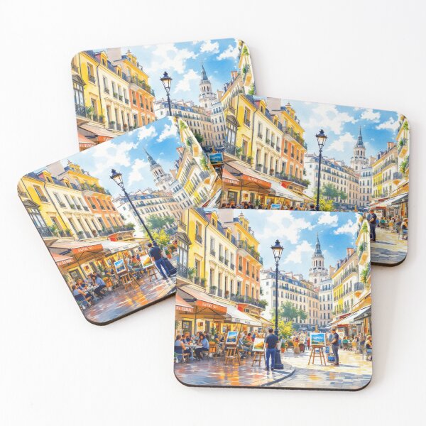 Aperçu de l'œuvre Place du Tertre (Montmartre) créée et vendue par jefboutique6150.