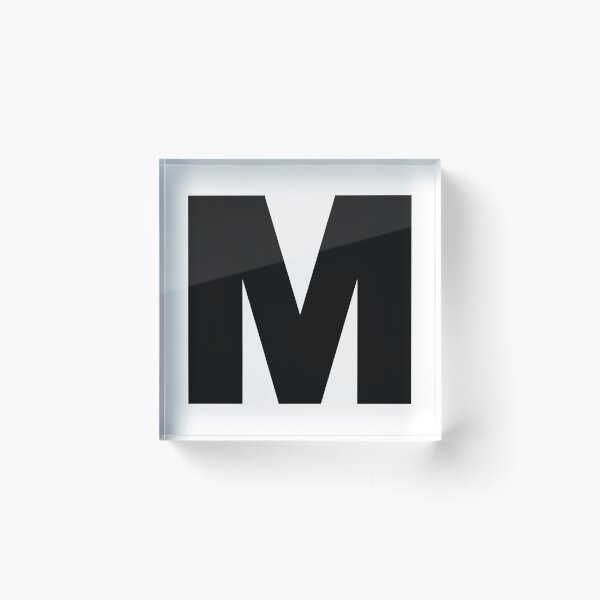 Item preview, Letter M designed and sold by stickerwicker.