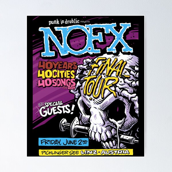 nofx ファイナルツアーポスター nofx ファイナルツアーポスター NOFX The Final Tour San Pedro