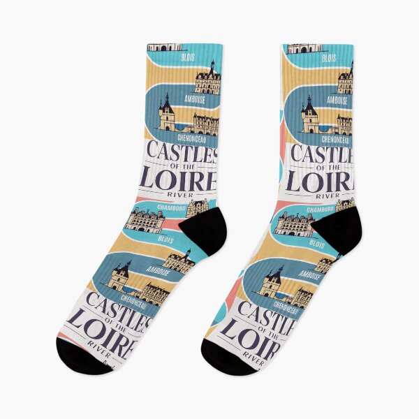 Item preview, Vintage Loire Valley Castles Poster designed and sold by SplashTastic.