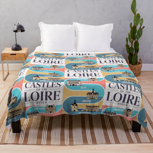 Item preview, Vintage Loire Valley Castles Poster designed and sold by SplashTastic.