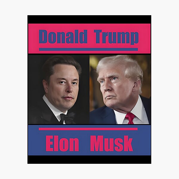 Item preview, Elon Musk And Donald Trump designed and sold by slilyl1.