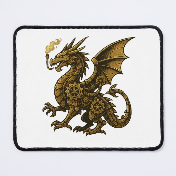 Item preview, Steampunk Dragon – Fantasy Mechanics designed and sold by creatix-boutik.