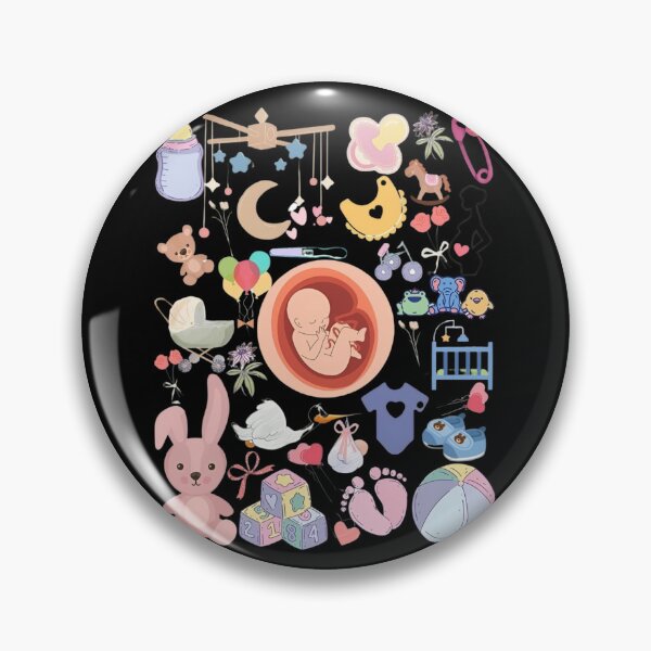 Item preview, Cute Baby Shower Sticker Sheet – Pregnancy, Newborn & Doctor Gift Pastel Design designed and sold by Tiatooty.