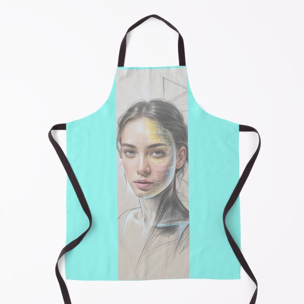 Item preview, Futuristic Face Study Math Logic Portrait Png By Merch, Limited Edition designed and sold by JERICHOALBERT2.