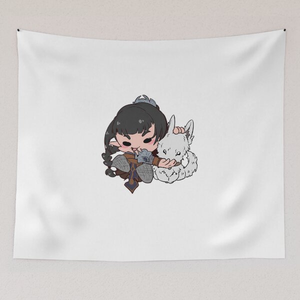 Item preview, Bg3 Chibi Shadowheart W Scratch designed and sold by DENISEOBATES.