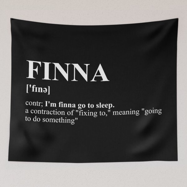Item preview, Finna - Urban Slang designed and sold by SPAZE-Typo.