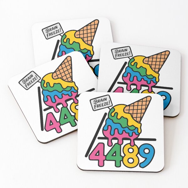 Item preview, Ice Cream Drip Square Root 4489 BRAIN FREEZE designed and sold by Marcite.