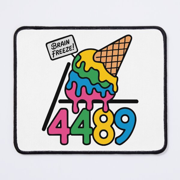 Item preview, Ice Cream Drip Square Root 4489 BRAIN FREEZE designed and sold by Marcite.