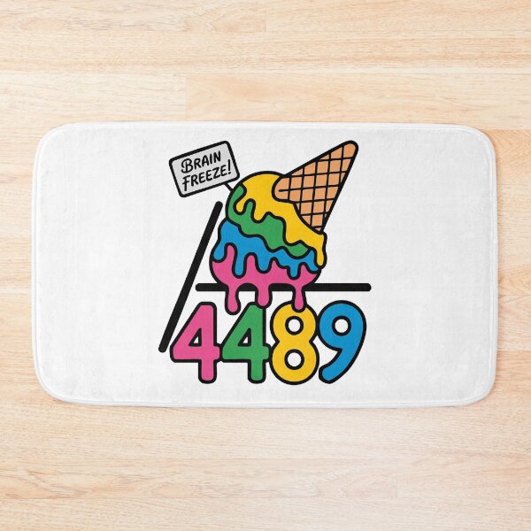 Item preview, Ice Cream Drip Square Root 4489 BRAIN FREEZE designed and sold by Marcite.
