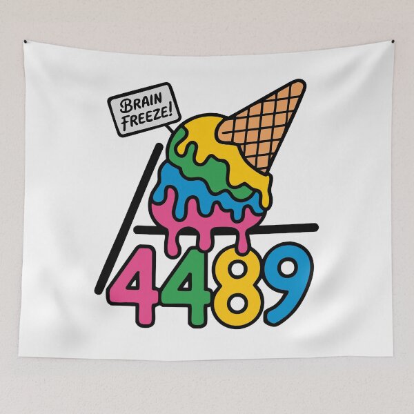 Item preview, Ice Cream Drip Square Root 4489 BRAIN FREEZE designed and sold by Marcite.