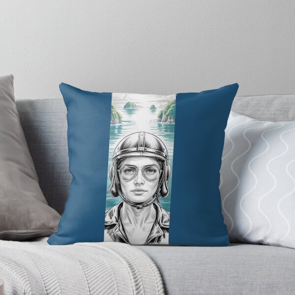 Item preview, Vintage Aviatrix Portrait By Merch, Limited Edition designed and sold by JERICHOALBERT2.