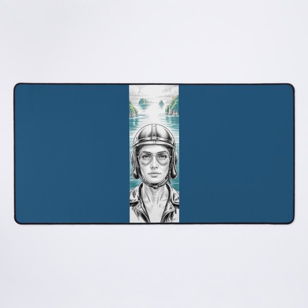Item preview, Vintage Aviatrix Portrait By Merch, Limited Edition designed and sold by JERICHOALBERT2.