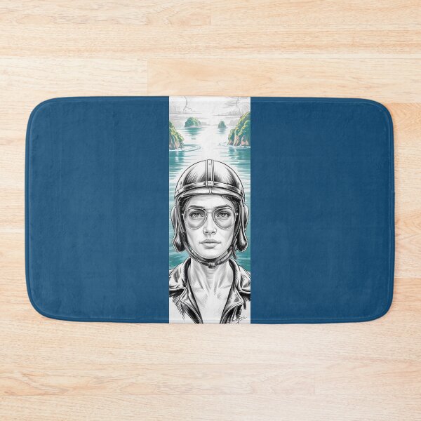 Item preview, Vintage Aviatrix Portrait By Merch, Limited Edition designed and sold by JERICHOALBERT2.
