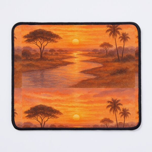 Item preview, Zambezi River - sunset view designed and sold by DamioPolArt.